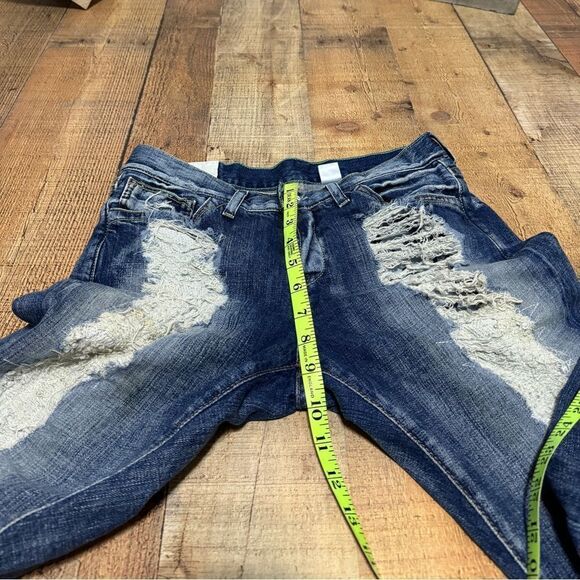 LOOMSTATE REVOLVE DISTRESSED JEANS 100% ORGANIC COTTON WOMEN'S SIZE 30 - Picture 6 of 16